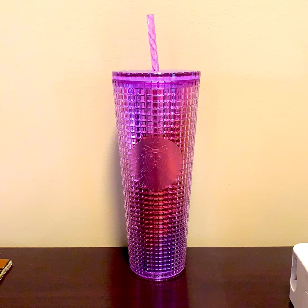 Purple disco Starbucks tumbler venti 20 oz